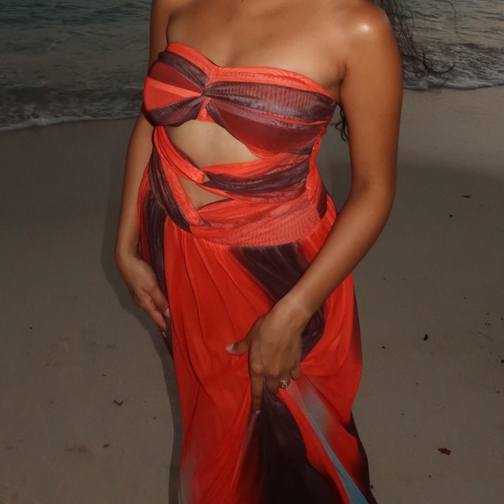 Laney Strapless Maxi Dress